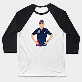 Max Verstappen at the 2021 Bahrain Grand Prix Baseball T-Shirt